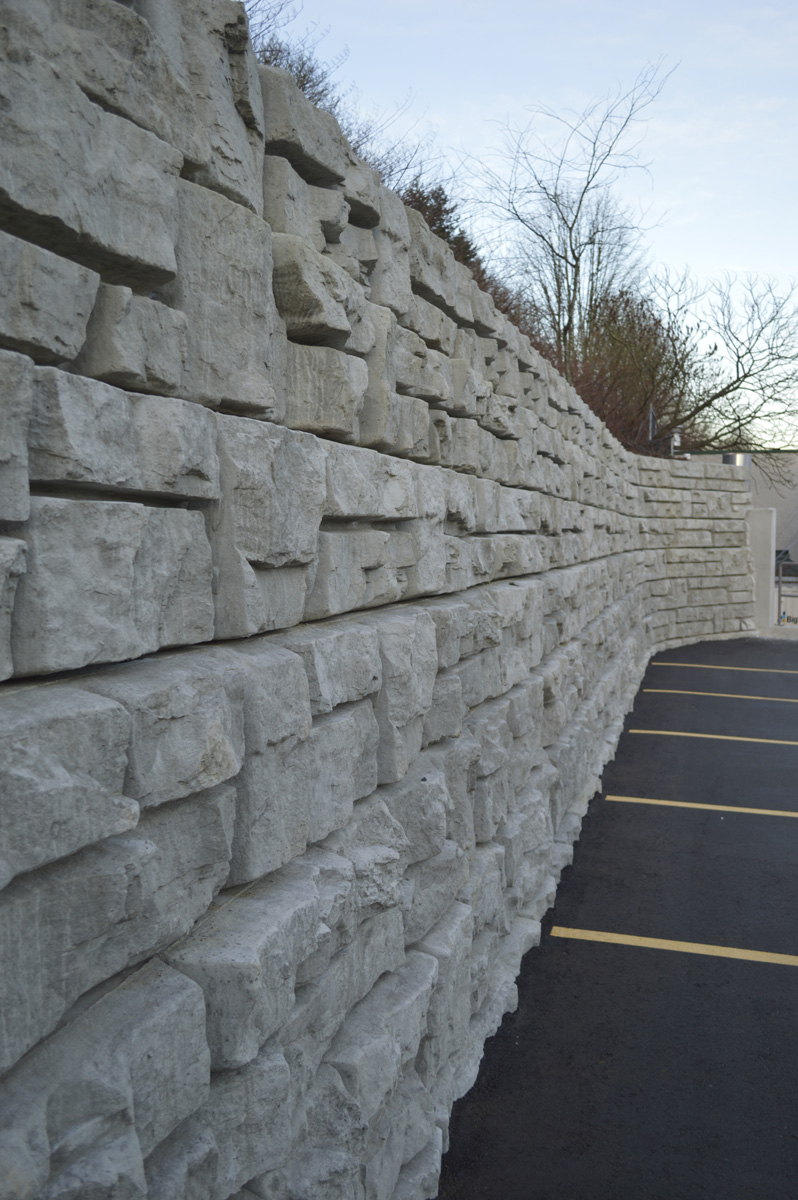 precast concrete gravity wall