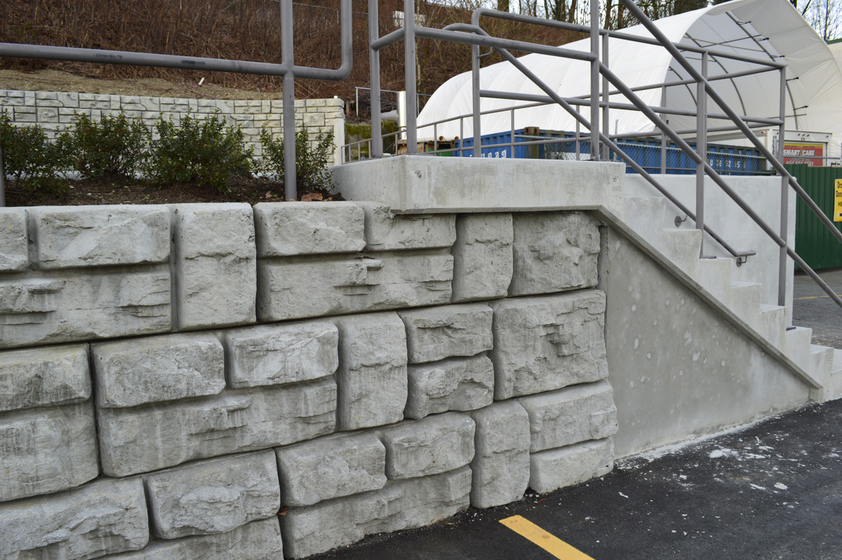 gravity wall and stairs