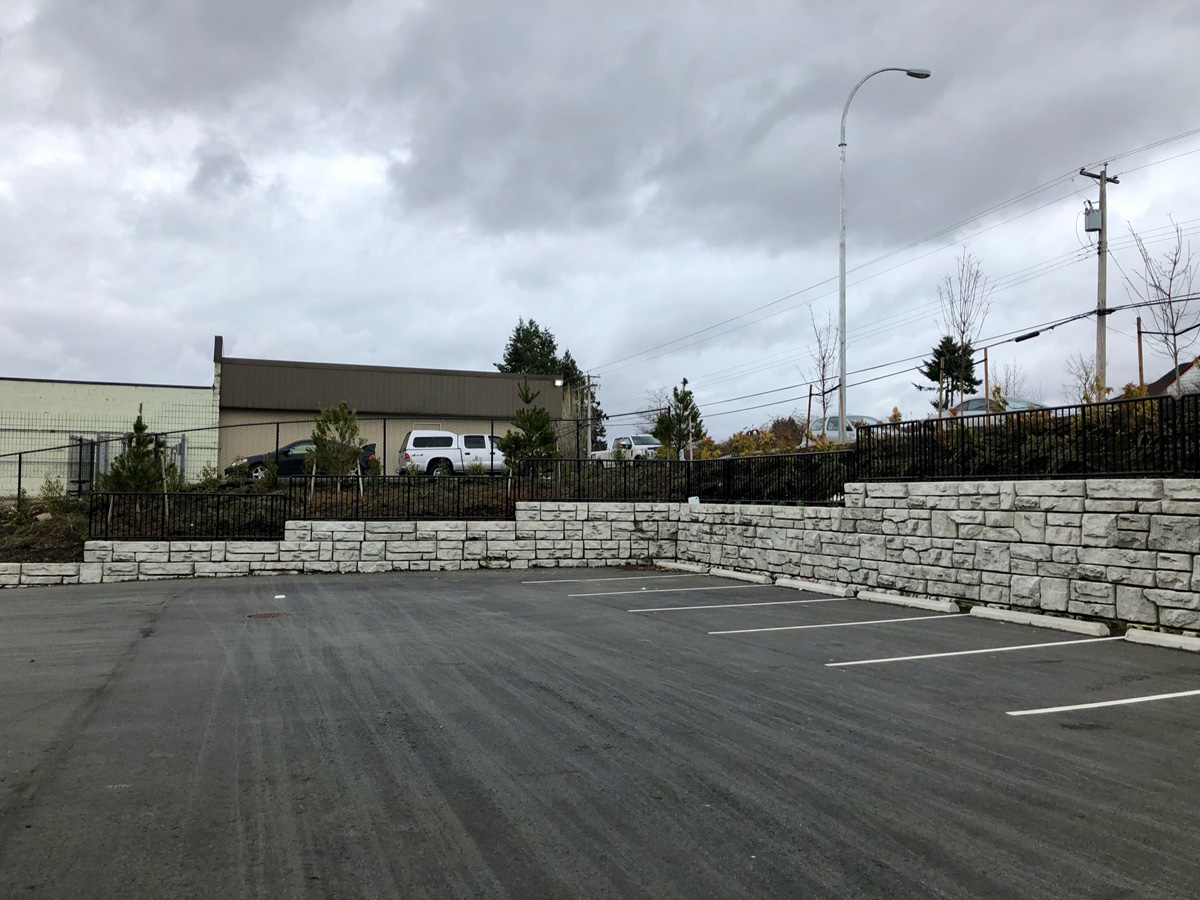 parking lot gravity walls