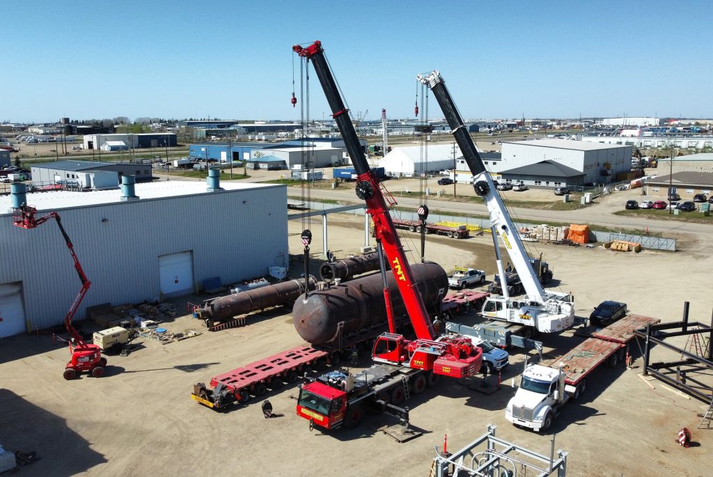 hydraulic crane